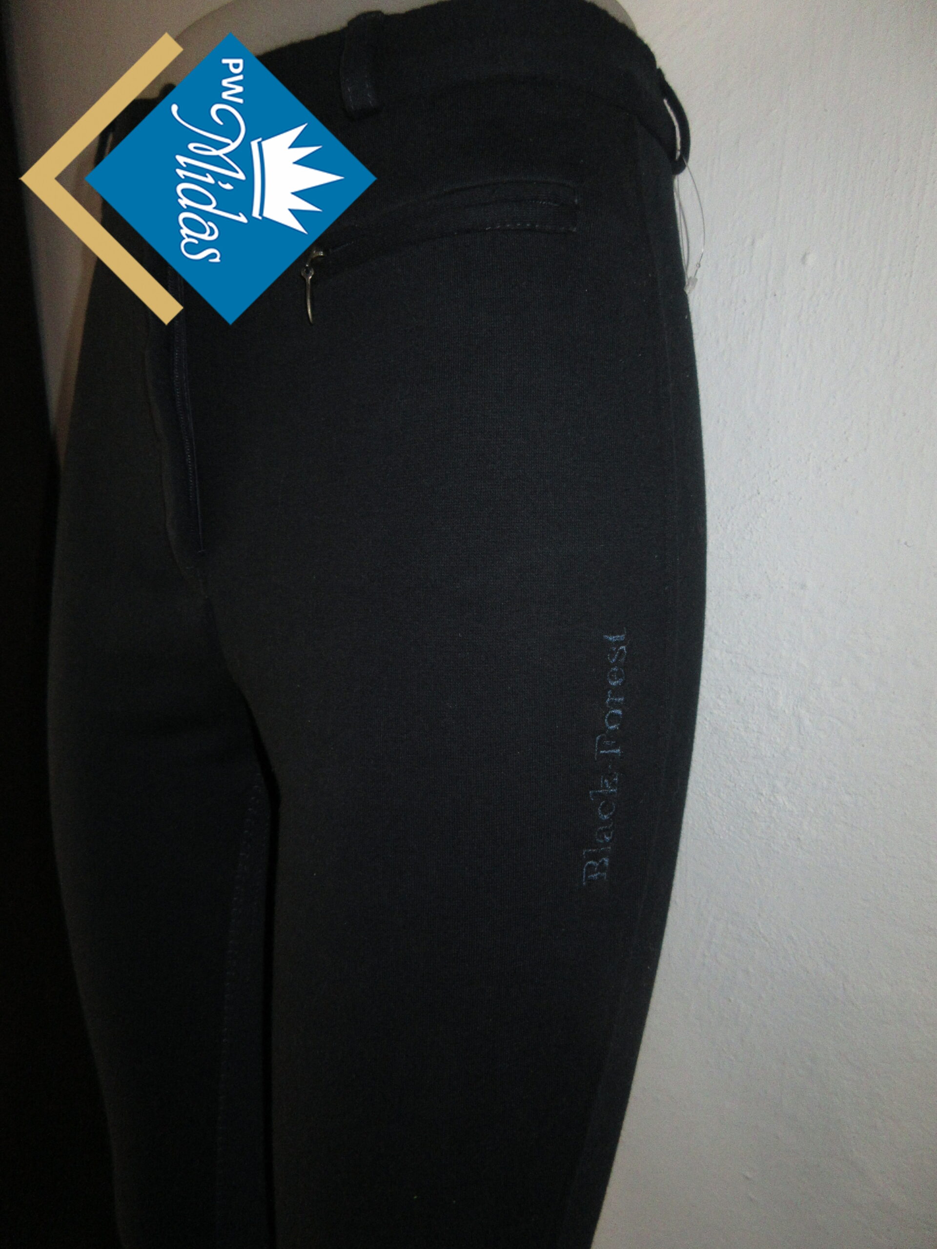 bryczesy -Softshell zimowe damskie Black -Forest