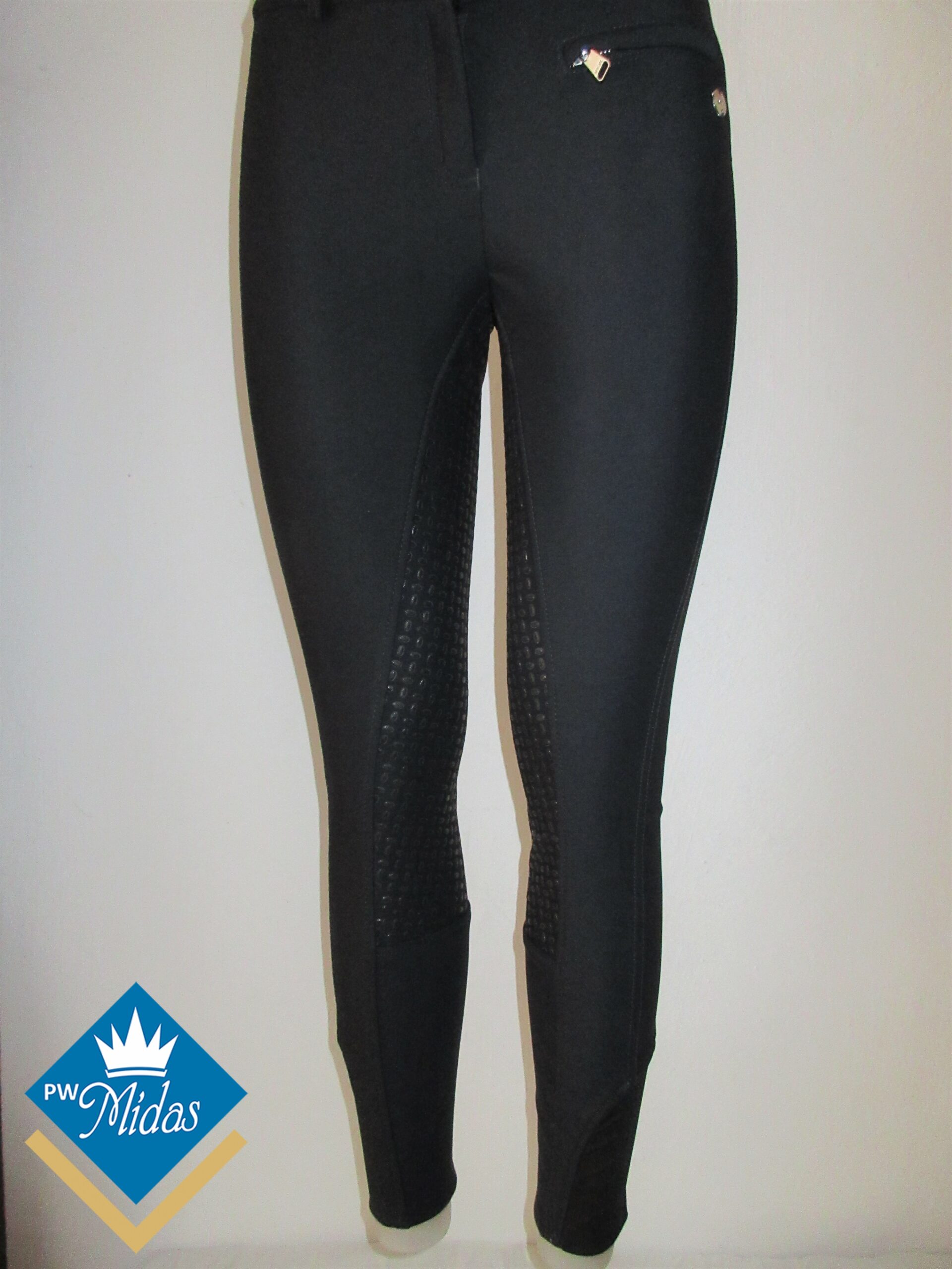 Bryczesy zimowe z silikonowym lejem HV Polo roz 38