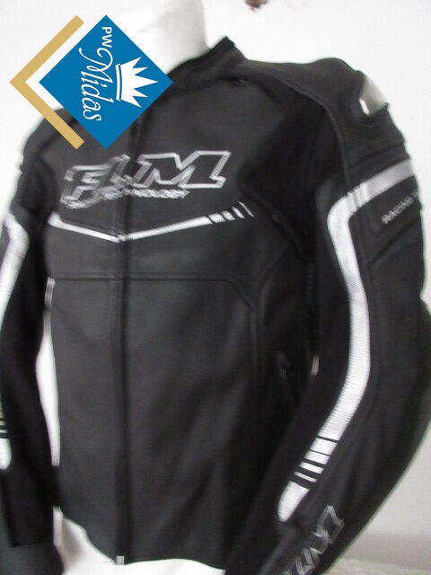 Kurtka motocyklowa skórzana FLM  Laguna Seca męska by POLO z garbem