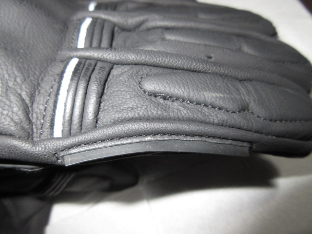 Rekawice motocyklowe skórzane  Orina Kevlar z wycieraczką