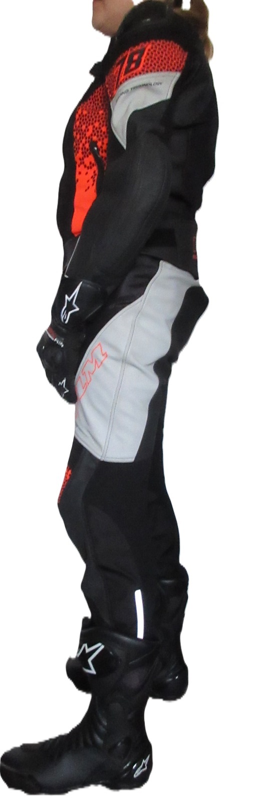 damski kombinezon motocyklowy  tekstylno-skórzany FLM roz 38