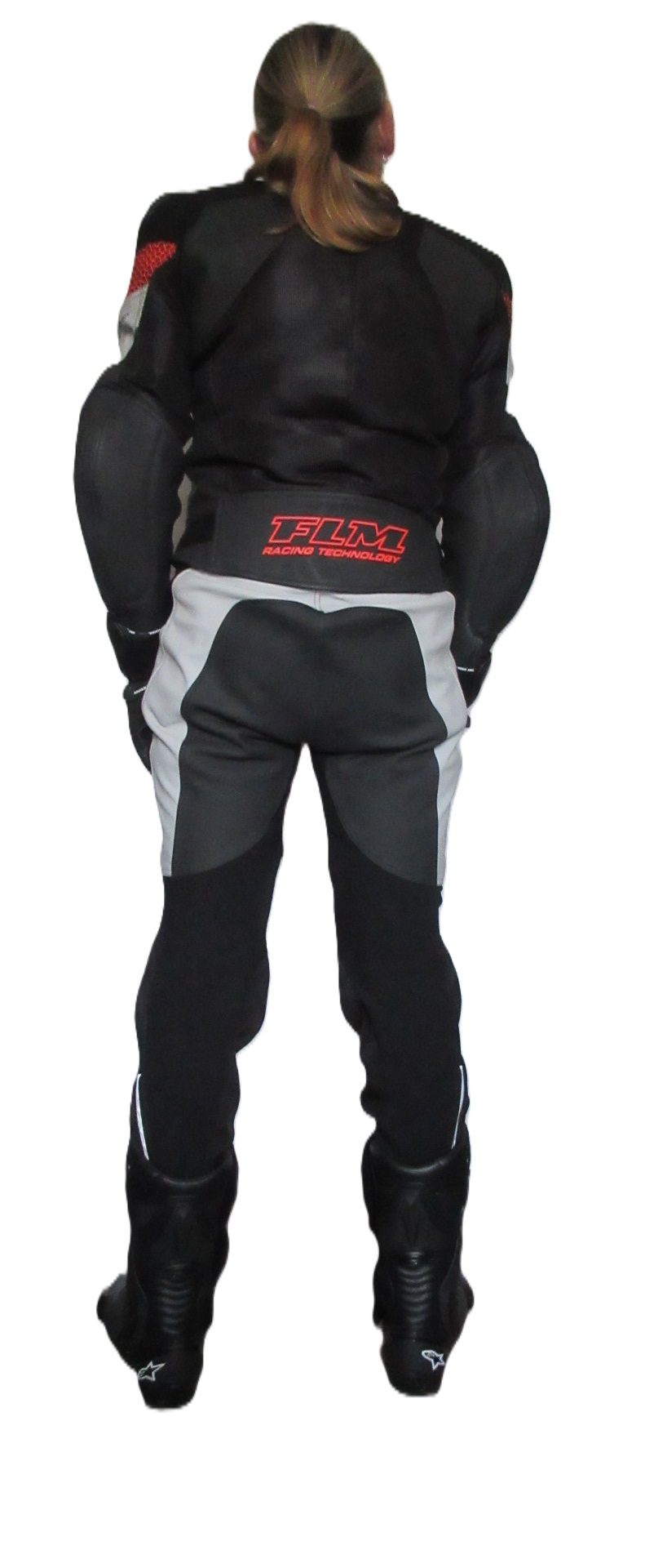 damski kombinezon motocyklowy  tekstylno-skórzany FLM roz 38