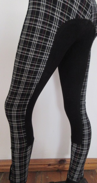 Bryczesy  Kantrie z pełnym lejem -Chid 164 cm