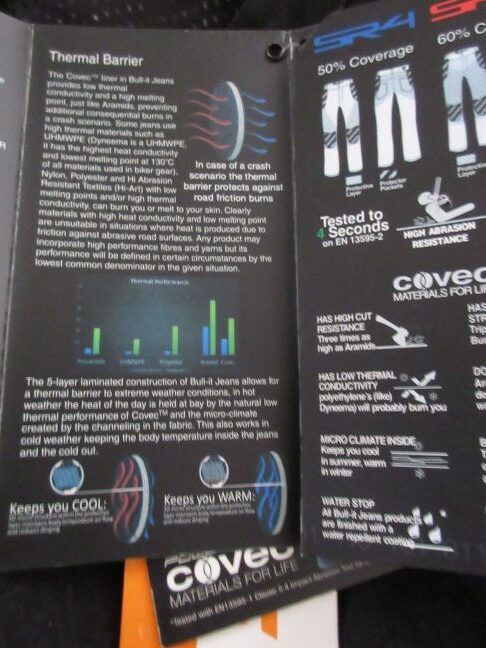 Jeansy motocyklowe Bull-it pas 124-126 cm